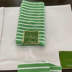 Kate Spade set of 4 placemats and napkins